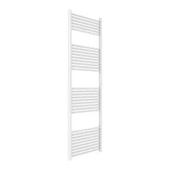 Kiamami Valentina Sèche-Serviettes Hydraulique Salle De Bain 60X180 En Acier Blanc* Sèche-Serviettes Eau Chaude
