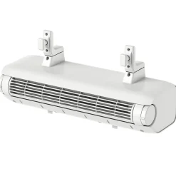 GoodHome Sèche-serviettes électrique Loreto blanc 500W + Soufflerie amovible Acilia blanc 1000W