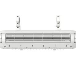 GoodHome Sèche-serviettes électrique Loreto blanc 500W + Soufflerie amovible Acilia blanc 1000W
