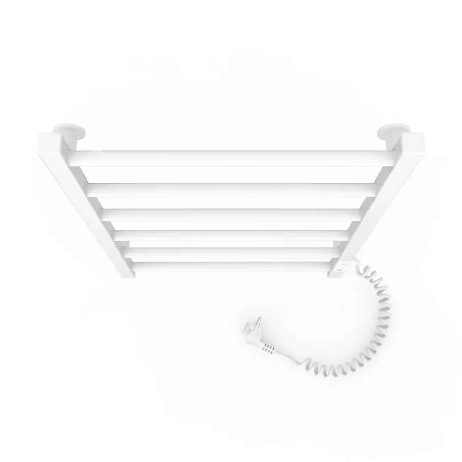 Laris Sèche-serviettes électrique ALFA 400x600 avec minuterie ECO, 95W, Blanc* Sèche-Serviettes Électrique