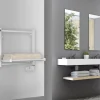 Deltacalor Sèche-serviettes électrique à inertie fluide Papillon1 150W blanc* Sèche-Serviettes Électrique