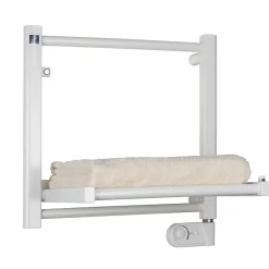 Deltacalor Sèche-serviettes électrique à inertie fluide Papillon1 150W blanc* Sèche-Serviettes Électrique