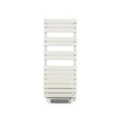 Delonghi Sèche-serviettes électrique à inertie fluide Ghibli blanc 700W + soufflerie 1000W