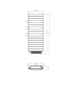 Delonghi Sèche-serviettes électrique à inertie fluide Ghibli blanc 700W + soufflerie 1000W