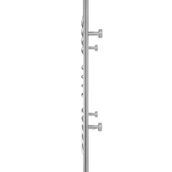 WarmlyYours Sèche-serviettes électrique chrome 150W , Dimensions: 101.6 cm x 45.7 cm* Sèche-Serviettes Électrique