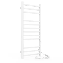 Laris Sèche-serviettes électrique IMIDZ 350x900 avec minuterie ECO, 190W, Blanc* Sèche-Serviettes Électrique