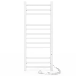 Laris Sèche-serviettes électrique IMIDZ 350x900 avec minuterie ECO, 190W, Blanc* Sèche-Serviettes Électrique