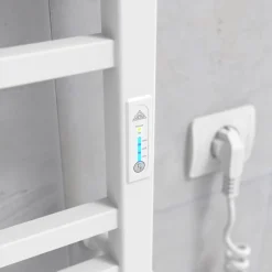 Laris Sèche-serviettes électrique IMIDZ 350x900 avec minuterie ECO, 190W, Blanc* Sèche-Serviettes Électrique