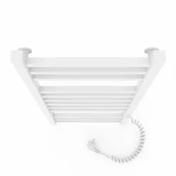 Laris Sèche-serviettes électrique IMIDZ 350x900 avec minuterie ECO, 190W, Blanc* Sèche-Serviettes Électrique
