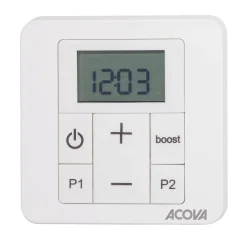 Acova Sèche-serviettes électrique à inertie fluide Astrakan +Air grey aluminium 750W + soufflerie 1000W