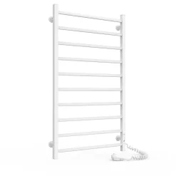 Laris Sèche-serviettes électrique ALFA 500x900 avec minuterie ECO, 185W, Blanc