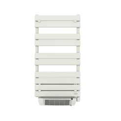 Delonghi Sèche-serviettes électrique à inertie fluide Phorum blanc 500W + soufflerie 1000W* Sèche-Serviettes Soufflant