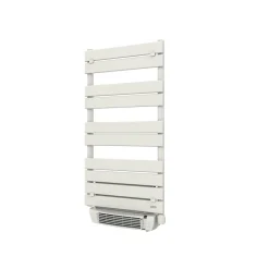 Delonghi Sèche-serviettes électrique à inertie fluide Phorum blanc 500W + soufflerie 1000W* Sèche-Serviettes Soufflant