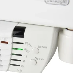 Delonghi Sèche-serviettes électrique à inertie fluide Phorum blanc 500W + soufflerie 1000W* Sèche-Serviettes Soufflant