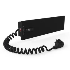 Laris Sèche-serviettes électrique SMART 400x100 avec minuterie ECO, 24W, Noir* Sèche-Serviettes Électrique
