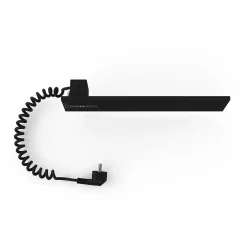 Laris Sèche-serviettes électrique SMART 400x100 avec minuterie ECO, 24W, Noir* Sèche-Serviettes Électrique