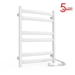 Laris Sèche-serviettes électrique ATLANT 500x700 avec minuterie ECO, 160W, Blanc