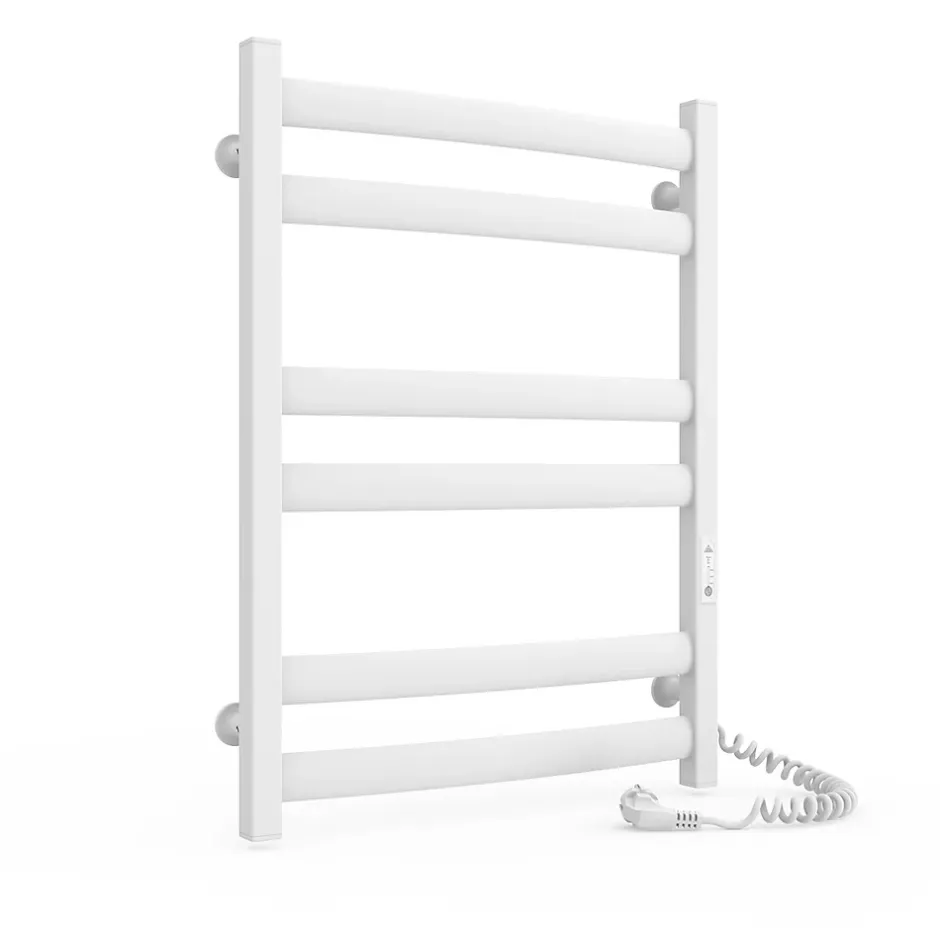 Laris Sèche-serviettes électrique ATLANT 500x700 avec minuterie ECO, 160W, Blanc