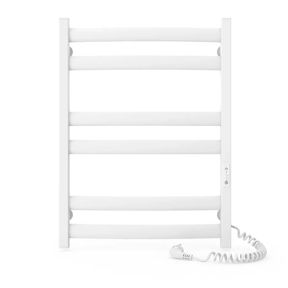 Laris Sèche-serviettes électrique ATLANT 500x700 avec minuterie ECO, 160W, Blanc