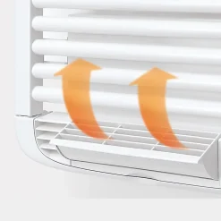 Deltacalor Sèche-serviettes électrique à inertie fluide Stendino 750W + soufflerie 1000W blanc* Sèche-Serviettes Soufflant