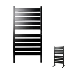 InnovaGoods Sèche-Serviettes électrique pour mur ou sol 10 Barres* Sèche-Serviettes Électrique