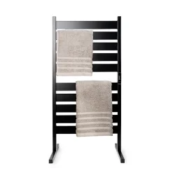 InnovaGoods Sèche-Serviettes électrique pour mur ou sol 10 Barres* Sèche-Serviettes Électrique