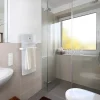 Noirot Sèche-serviettes électrique à inertie sèche Anuri blanc 500W + soufflerie 700W