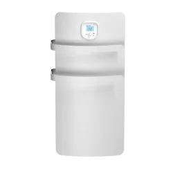 Noirot Sèche-serviettes électrique à inertie sèche Anuri blanc 500W + soufflerie 700W