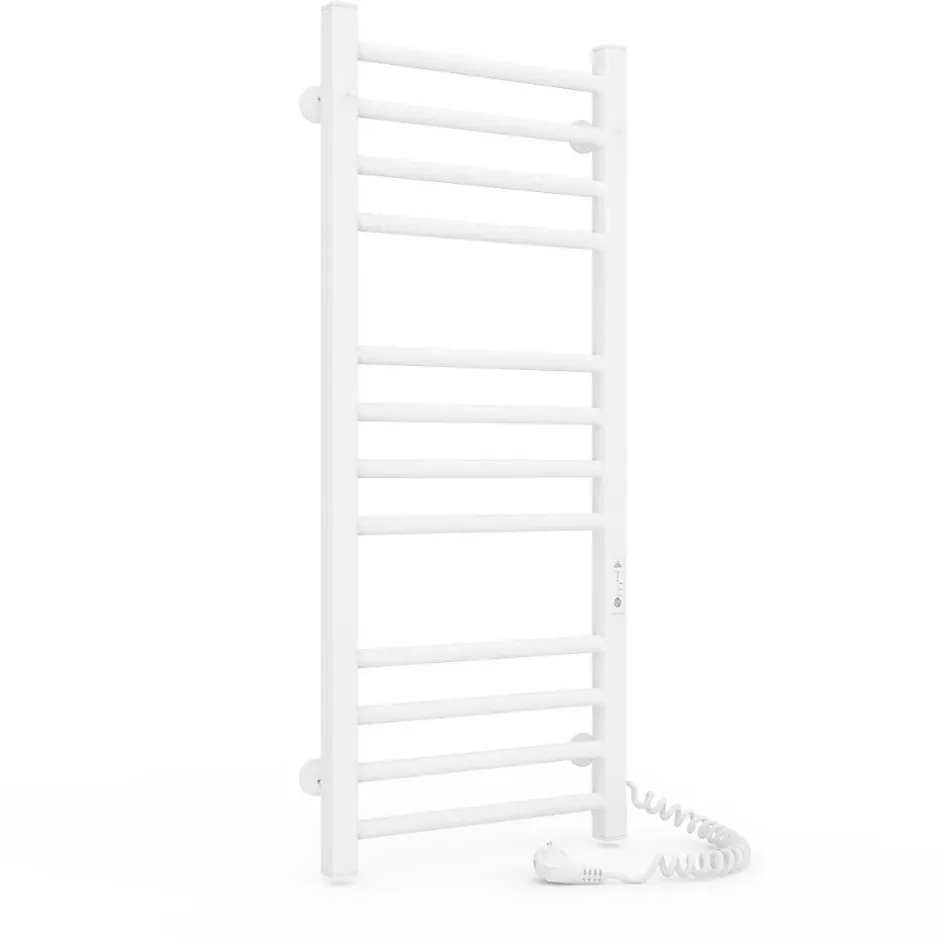 Laris Sèche-serviettes électrique ALFA 500x1200 avec minuterie ECO, 225W, Blanc* Sèche-Serviettes Électrique