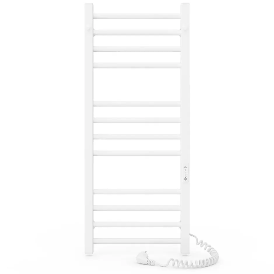 Laris Sèche-serviettes électrique ALFA 500x1200 avec minuterie ECO, 225W, Blanc* Sèche-Serviettes Électrique