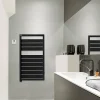 Acova Sèche-serviettes électrique à inertie fluide Astrakan noir 500W
