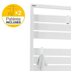Acova Sèche-serviettes électrique à inertie fluide Astrakan noir 500W