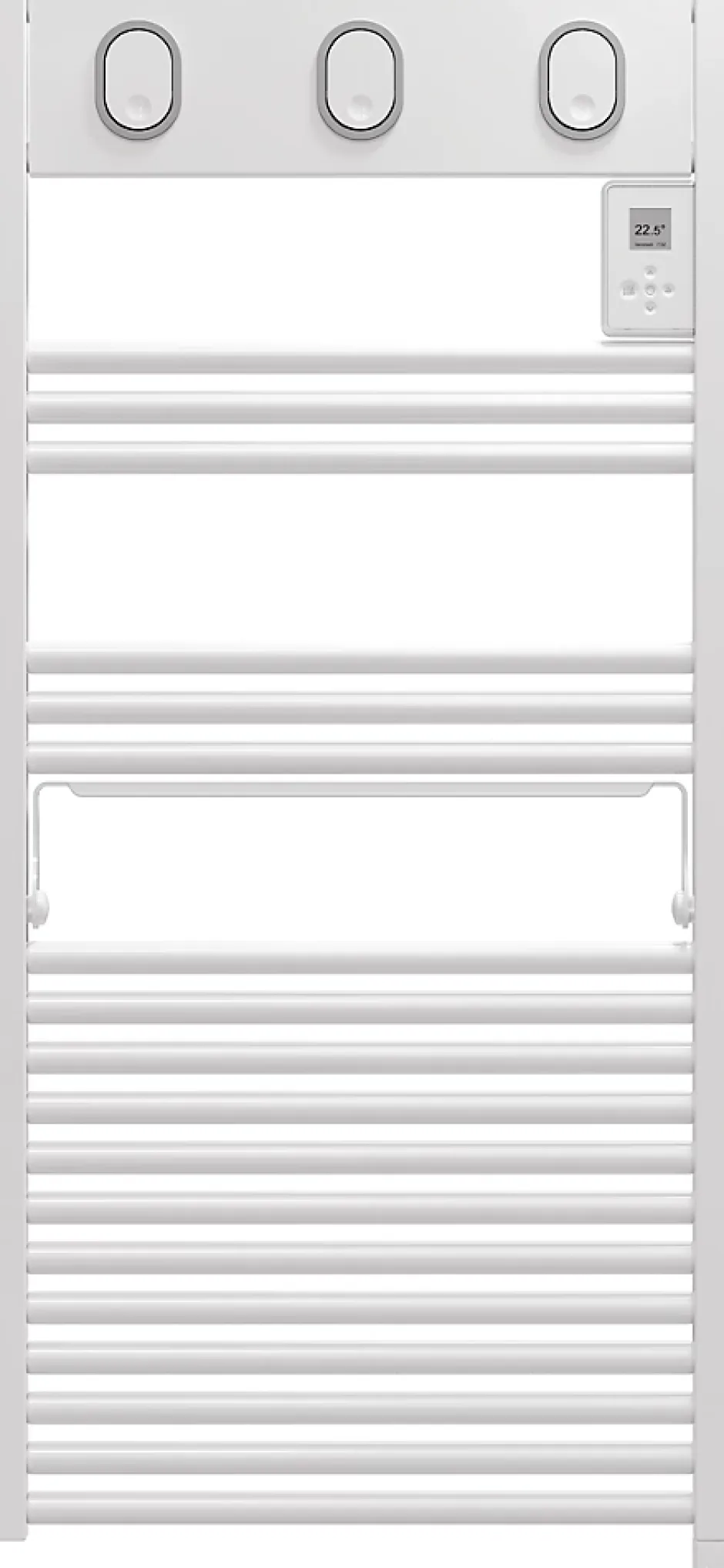 Sauter Sèche-serviettes électrique à inertie fluide Marapi tactile blanc 500W