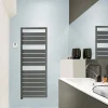 Acova Sèche-serviettes électrique à inertie fluide Astrakan anthracite 750W* Sèche-Serviettes Électrique