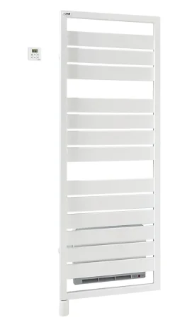 Acova Sèche-serviettes électrique à inertie fluide Astrakan +Air blanc 750W + soufflerie 1000W* Sèche-Serviettes Soufflant