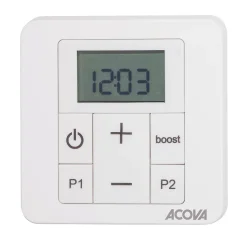 Acova Sèche-serviettes électrique à inertie fluide Astrakan +Air blanc 750W + soufflerie 1000W* Sèche-Serviettes Soufflant