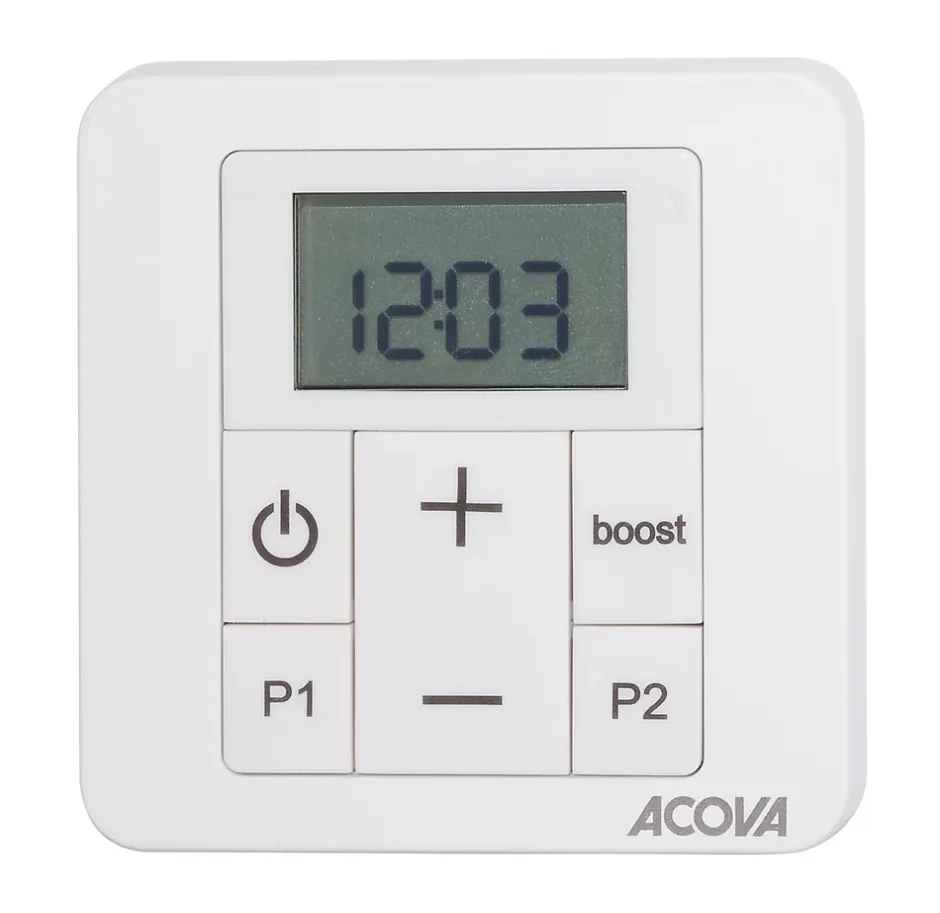 Acova Sèche-serviettes électrique à inertie fluide Astrakan +Air blanc 750W + soufflerie 1000W* Sèche-Serviettes Soufflant
