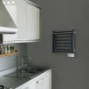 Deltacalor Sèche-serviettes électrique à inertie fluide Papillon1 150W noir