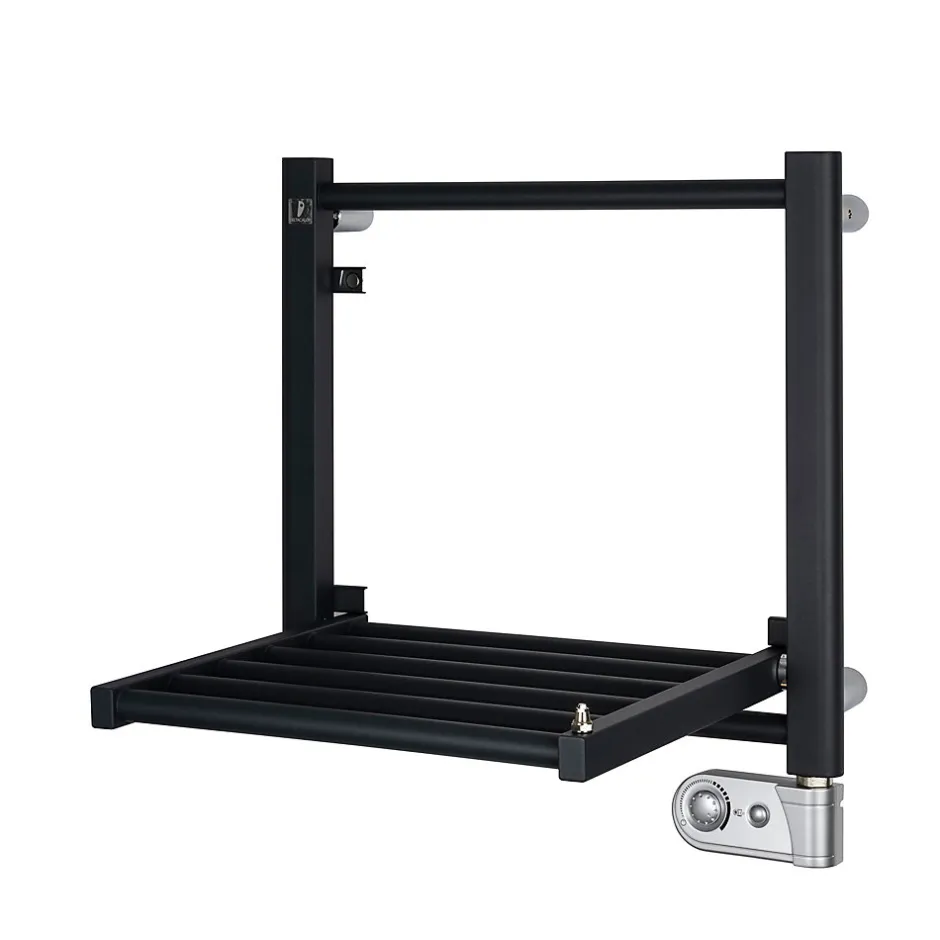 Deltacalor Sèche-serviettes électrique à inertie fluide Papillon1 150W noir
