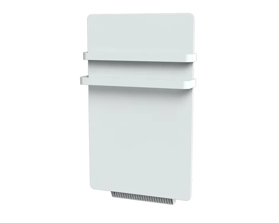 Carrera Sèche-serviettes électrique à inertie sèche Silam + Air 1400W + soufflerie 900W blanc