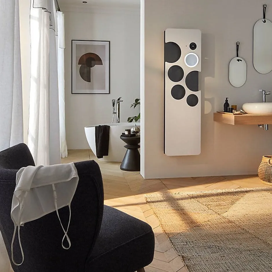 Intuis Sèche-serviettes électrique OOK 1500W soufflant connecté* Sèche-Serviettes Soufflant