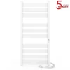 Laris Sèche-serviettes électrique GEFEST PREMIUM 500x1200 avec minuterie ECO, 380W, Blanc* Sèche-Serviettes Électrique