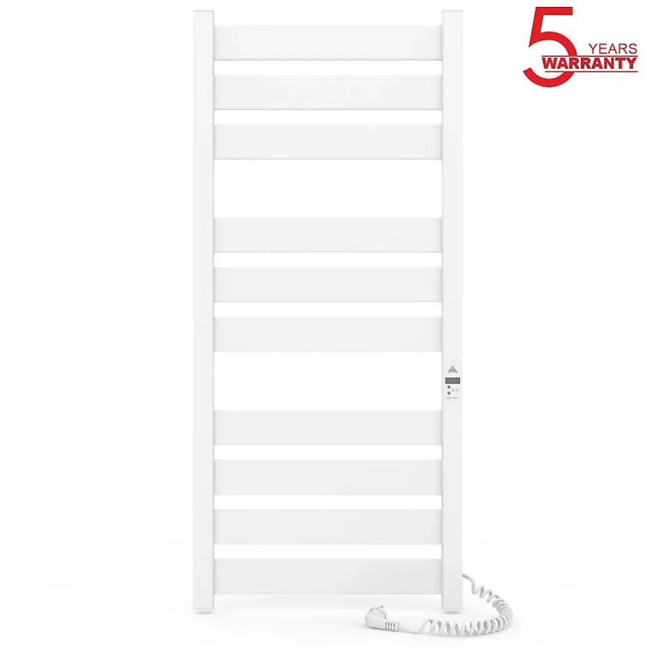 Laris Sèche-serviettes électrique GEFEST PREMIUM 500x1200 avec minuterie ECO, 380W, Blanc* Sèche-Serviettes Électrique