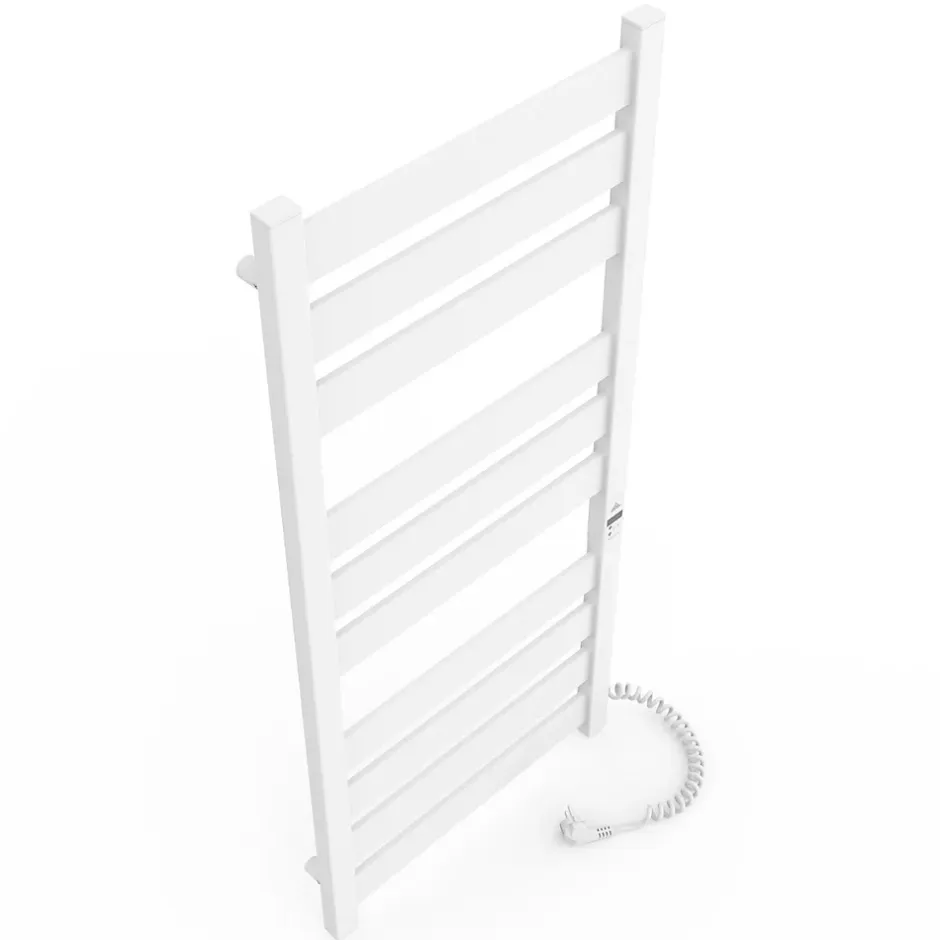 Laris Sèche-serviettes électrique GEFEST PREMIUM 500x1200 avec minuterie ECO, 380W, Blanc* Sèche-Serviettes Électrique