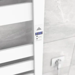 Laris Sèche-serviettes électrique GEFEST PREMIUM 500x1200 avec minuterie ECO, 380W, Blanc* Sèche-Serviettes Électrique