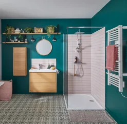 GoodHome Sèche-serviettes électrique à inertie sèche Solna blanc 500W