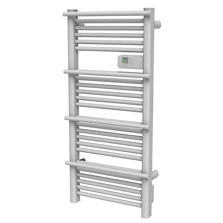 GoodHome Sèche-serviettes électrique à inertie sèche Solna blanc 500W