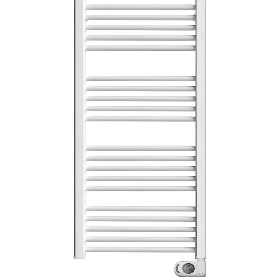 HJM Sèche-serviettes électrique à inertie sèche , 750 W, Noor, Blanc