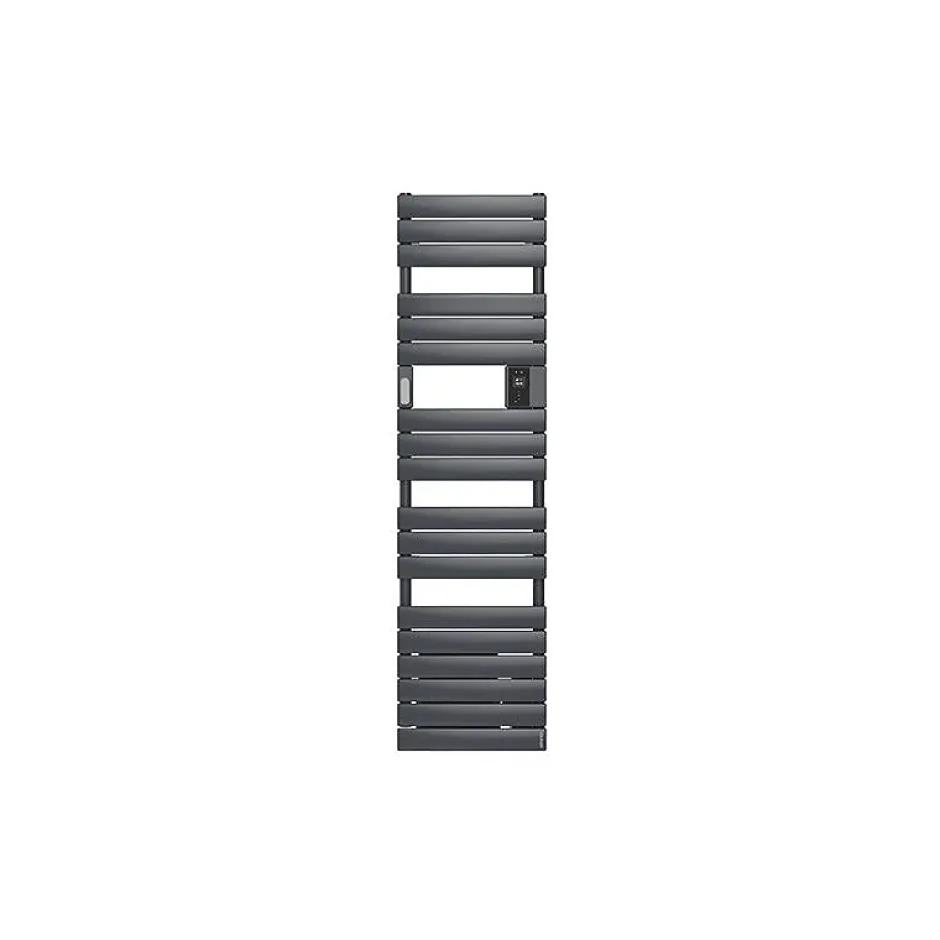 Atlantic Sèche-serviettes électrique Adélis étroit avec soufflerie graphite 1750W