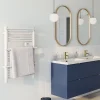 GoodHome Sèche-serviettes électrique à inertie sèche Solna blanc 350W* Sèche-Serviettes Électrique